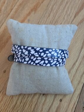 KEEP Collective Navy, Pink and White Double Wrap Bracelet